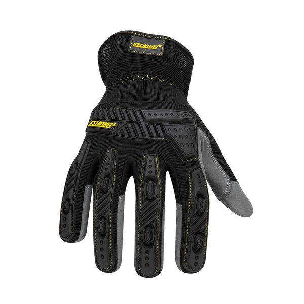 Estwing Impact Speedcuff Gloves in Black and Gray, X-Large EWIMPSC0511